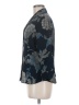 Sag Harbor 100% Polyester Floral Black 3/4 Sleeve Blouse Size 8 - photo 5