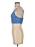 Lusana 100% Cotton Blue Tank Top Size 2 - photo 5