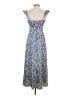 Cinq à Sept 100% Polyester Paisley Blue Casual Dress Size 0 - photo 2
