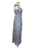 Cinq à Sept 100% Polyester Paisley Blue Casual Dress Size 0 - photo 4