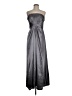 Bari Jay 100% Polyester Gray Cocktail Dress Size 8 - photo 1