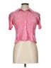 DressBarn Pink Short Sleeve Blouse Size 10 - photo 1