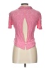 DressBarn Pink Short Sleeve Blouse Size 10 - photo 2