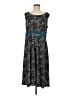 Sandra Darren Tweed Gray Casual Dress Size M - photo 1