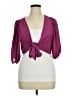 SRV X FTF 100% Polyester Purple 3/4 Sleeve Blouse Size 1X - photo 1