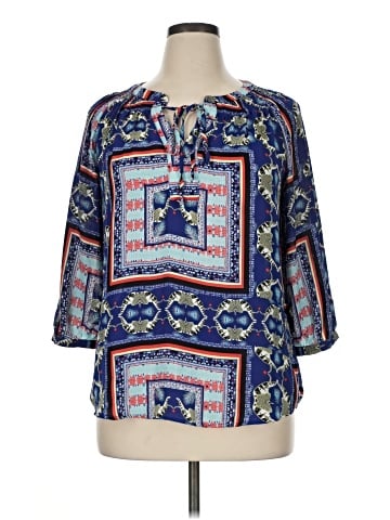 Eclair 3/4 Sleeve Blouse (view 1)