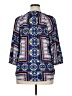 Eclair 100% Polyester Blue 3/4 Sleeve Blouse Size XL - photo 2