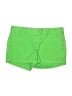 J.Crew 100% Cotton Solid Green Shorts Size 2 - photo 1