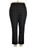 Michel Studio Plaid Gray Dress Pants Size 22 - photo 1