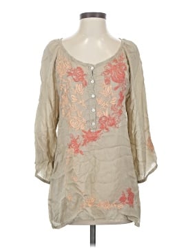 Johnny Was 3/4 Sleeve Blouse