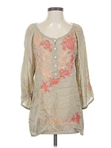 Johnny Was 3/4 Sleeve Blouse (view 1)