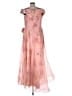 Betsy & Adam 100% Polyester Floral Pink Cocktail Dress Size 14 - photo 2