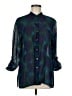 Chico's Design 100% Rayon Paisley Teal 3/4 Sleeve Blouse Size Med (1) - photo 1