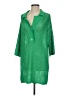 Mango Green 3/4 Sleeve Button-Down Shirt Size S - photo 1