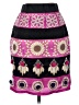 Leifsdottir 100% Polyester Graphic Pink Casual Skirt Size 00 - photo 1