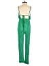 June & Hudson 100% Polyester Solid Green Jumpsuit Size XS - photo 2