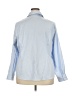 Kasper Blue Long Sleeve Button-Down Shirt Size 20 - photo 2