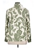 Zara Paisley Green Long Sleeve Blouse Size XL - photo 2