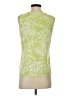 Basic Editions Green Sleeveless Blouse Size S - photo 2