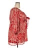 Lane Bryant 100% Polyester Red 3/4 Sleeve Blouse Size 18 - 20 Plus - photo 4