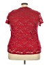 New Directions 100% Polyester Red Short Sleeve Top Size 3X - photo 2