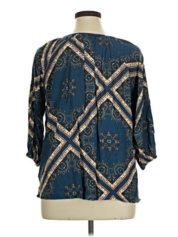 Natural Reflections 3/4 Sleeve Blouse (view 2)