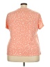 Como Blu Stars Orange Short Sleeve Top Size 3X - photo 2