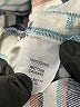 Madewell 100% Cotton Plaid Blue Long Sleeve Button-Down Shirt Size S - photo 8