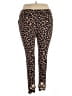 Mixit Animal Print Brown Casual Pants Size 2X - photo 2