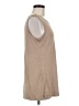 Logo Layers Tan Sleeveless T-Shirt Size M - photo 4