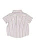Janie and Jack 100% Cotton Stripes Pink Short Sleeve Button-Down Shirt Size 6-12 mo - photo 2
