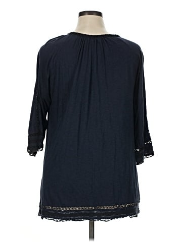 Lucky Brand 3/4 Sleeve Blouse (view 2)