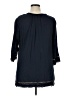 Lucky Brand Blue 3/4 Sleeve Blouse Size 1X - photo 2