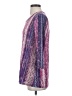 Logo Layers Purple 3/4 Sleeve Top Size S - photo 5