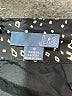 Dil 100% Silk Stars Black Silk Skirt Size 12 - photo 4