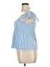 Derek Heart Blue Short Sleeve Top Size XL - photo 5