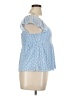 Derek Heart Blue Short Sleeve Top Size XL - photo 4