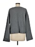 Ann Taylor LOFT Gray Sweatshirt Size M - photo 2