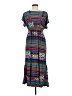 Tantrums Print Blue Casual Dress Size M - photo 2