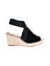 Gentle Souls Black Wedges Size 6 - photo 1