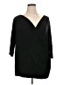Fenn Wright Manson Black 3/4 Sleeve Top Size 1X - photo 1