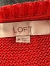 Ann Taylor LOFT 100% Cotton Red Pullover Sweater Size M - photo 7