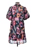 THML 100% Polyester Print Pink Casual Dress Size S - photo 2