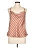 Free People 100% Polyester Orange Sleeveless Blouse Size L - photo 1