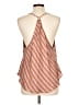 Free People 100% Polyester Orange Sleeveless Blouse Size L - photo 2