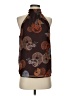 Sugar Lips 100% Polyester Brown Sleeveless Blouse Size XS - photo 1
