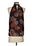 Sugar Lips 100% Polyester Brown Sleeveless Blouse Size XS - photo 2