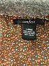 confess 100% Polyester Brown Short Sleeve Blouse Size L - photo 7