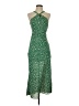 Ellison 100% Polyester Polka Dots Green Casual Dress Size S - photo 1