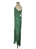 Ellison 100% Polyester Polka Dots Green Casual Dress Size S - photo 5